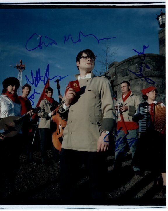 THE DECEMBERISTS signed autographed GROUP Photo Poster painting