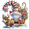 (US Local)6pack Xmas Gnome-Crystal Rhinestone Diamond Painting(30x30cm)