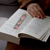 4Pcs Diamond Painting Flowers Diamond Painting Bookmark for Bookworm