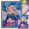 Moon Fairy-11CT Stamped Cross Stitch 45*60cm/17.72*23.62in (Big Size) tapestrymarket