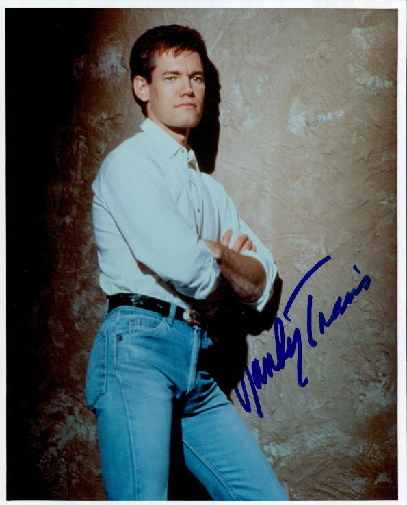 Randy Travis signed in-person 8x10 Photo Poster painting