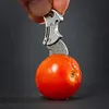 Stainless Steel Mini Compact Bottle Opener & EDC Cutter Multifunctional Bottle Opener Keychain Tool Small Pocket Knife for Packages Camping DIY & Everyday Carry Gear