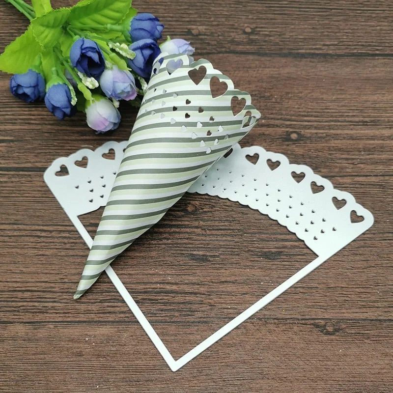 Paper Flower Tube Wedding Metal Cutting Dies Stencils For DIY Scrapbooking Decorative Embossing Handcraft Die Cutting Template