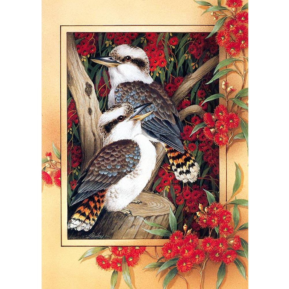 

30*40CM - Parrot - Round Drill Diamond Painting, 501 Original