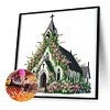 Kirche - speziell geformtes Diamantgemälde - 30*30cm