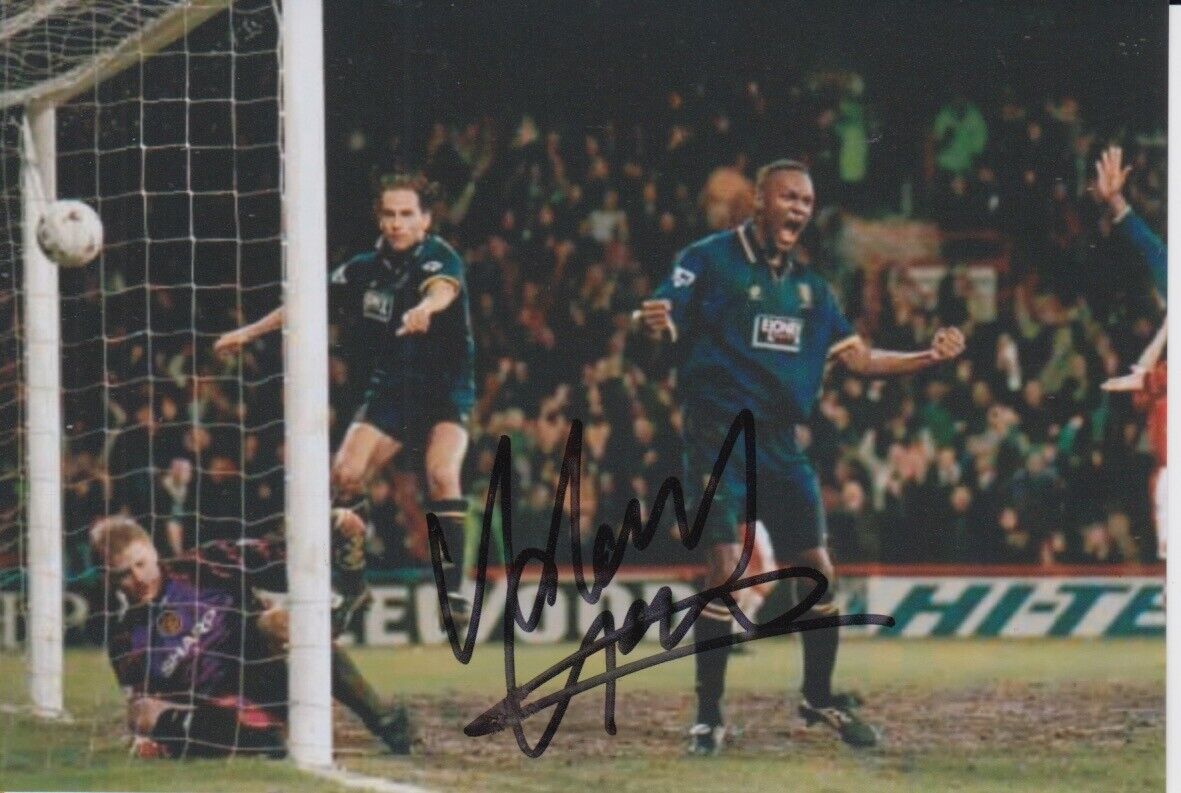 MARCUS GAYLE HAND SIGNED 6X4 Photo Poster painting AFC WIMBLEDON FOOTBALL AUTOGRAPH 12