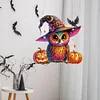 >SALE<Acrylic Special Shaped Pumpkin Owl 5D DIY Diamond Art Hanging Home Decorations