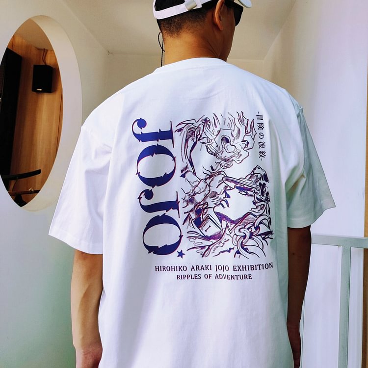 Pure Cotton Jojo’s Bizzare Adventure Jotaro Dio T-shirt  weebmemes