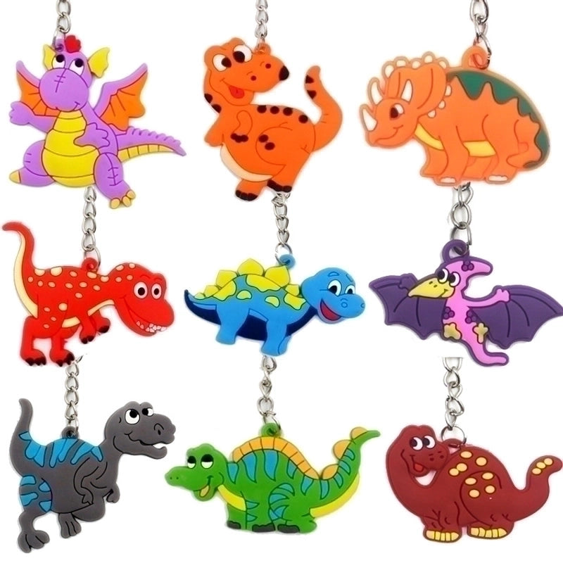 Cartoon Style Dinosaur Synthetics Keychain