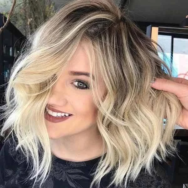 US Mall Lifes® | Blonde Wave Shoulder Length Wigs US Mall Lifes