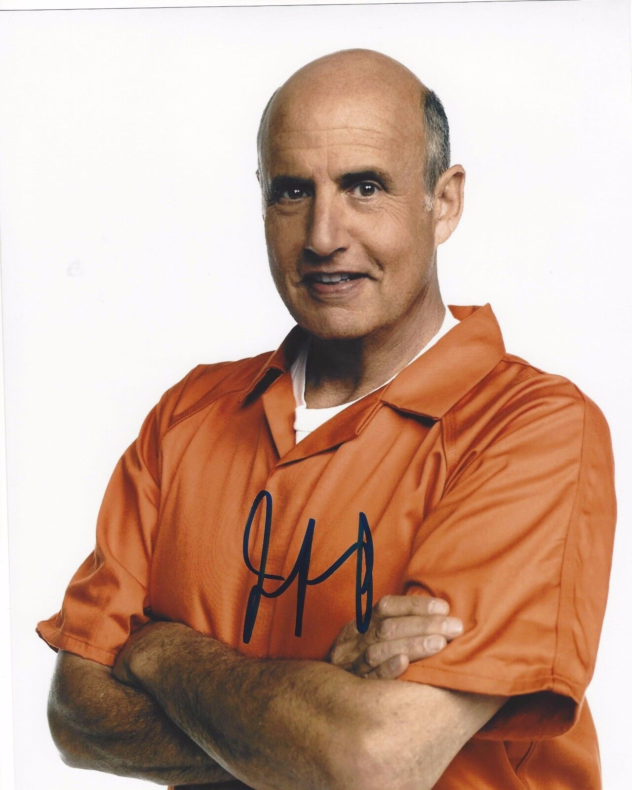 ACTOR JEFFREY TAMBOR SIGNED ARRESTED DEVELOPMENT 8X10 Photo Poster painting B W/COA TRANSPARENT