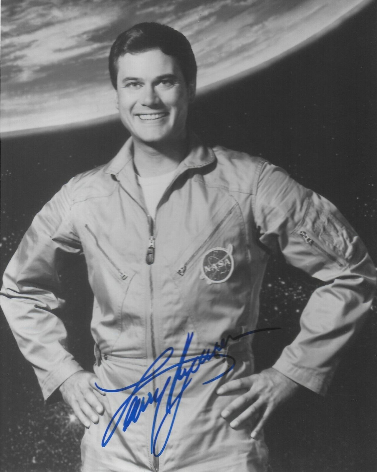 Larry Hagman I Dream of Jeannie Original Autographed 8X10 Photo Poster painting #3