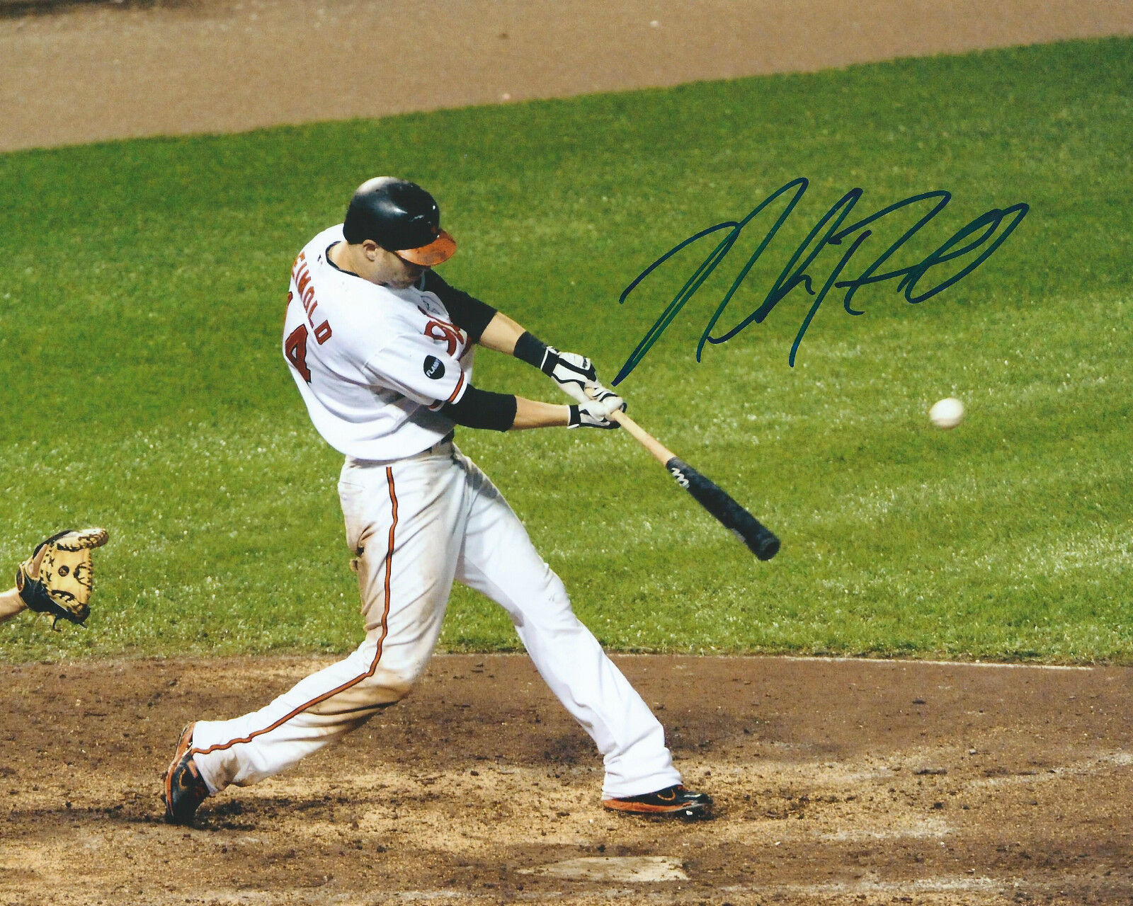 **GFA Baltimore Orioles *NOLAN REIMOLD* Signed 8x10 Photo Poster painting N1 COA**