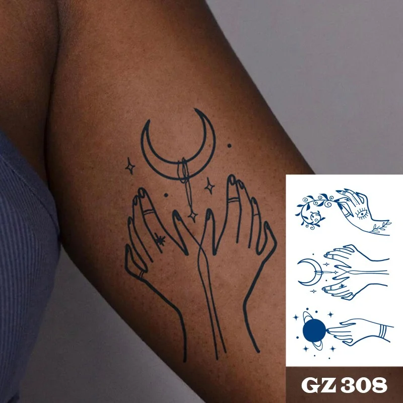 Premium Semi-Permanent Tattoos for Women Men Realistic and Long Lasting 1-2 Weeks,Temporary Tattoos Stickers