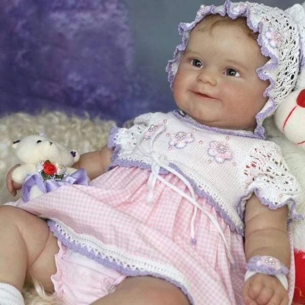  20'' Kleine Luciana Süßee Reborn Baby Puppe -Realistisch Und Lebensecht - RSDP-Rebornbabypuppen-Rebornbabypuppen.de®