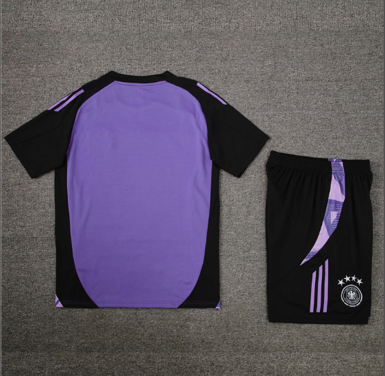 2024 Germany Training Kit Purple Football T-Shirt Thai Quality