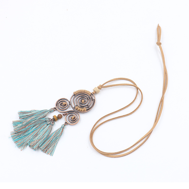 Women's Bohemian Tassel Alloy Necklac