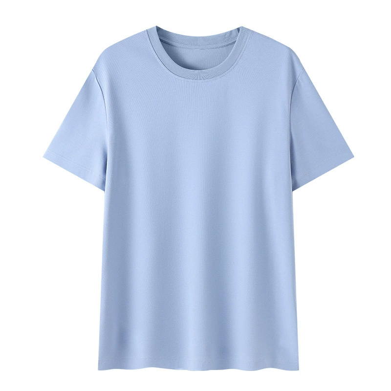 2025 Men’s Summer Slim Fit Solid Color Short Sleeve T-Shirt