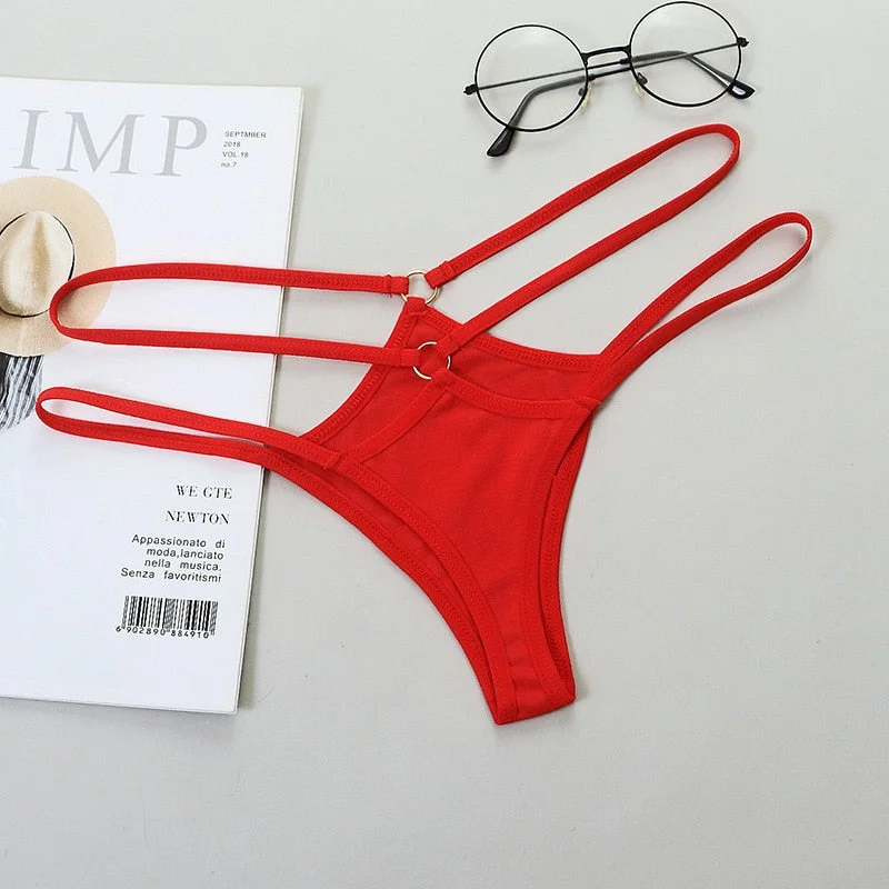 Sexy Hollow Out Panties Women G String Comfort Breathable Briefs Low Waist Seamless Lingerie Thong Cotton Intimates Underwear