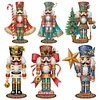 DIY Special Shape Diamond Painting Nutcracker Soldiers Desk Ornament Decor Kits