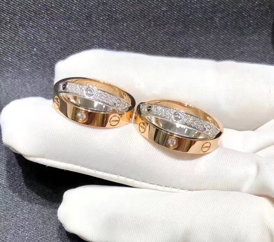 Buy replica Cartier LOVE Ring - Mixed Metal Color and replica jewelry from PICKS Jewelry