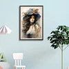 Diamond Painting-DIY Full Round Drill Lady(40*60CM)