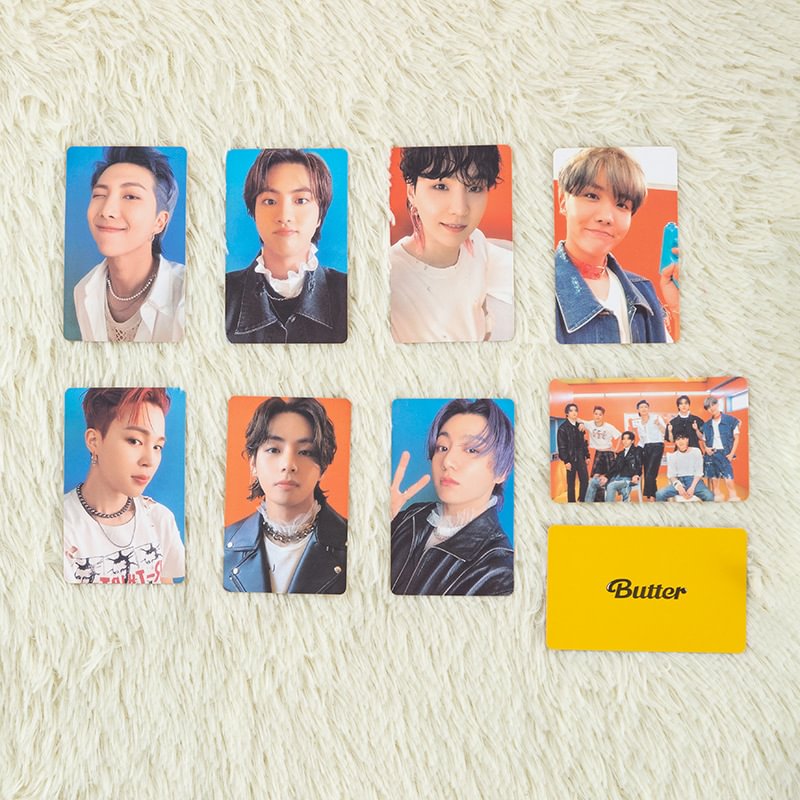 8 Pcs BTS Mini Photocards
