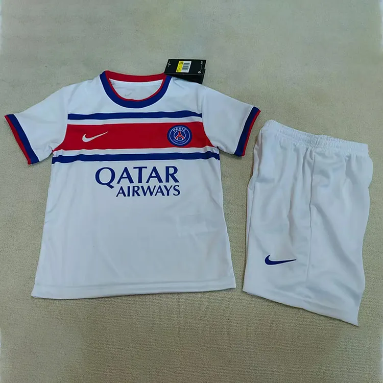 Kids Paris Saint-Germain 26/27 White Training Jersey 1:1 Thai Quality