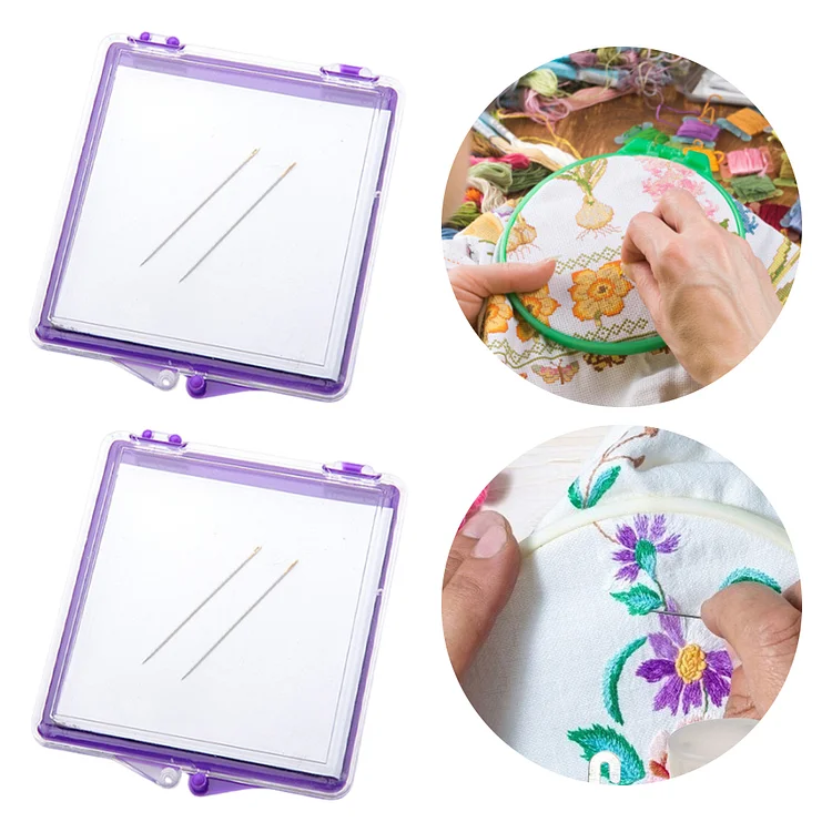 Magnetic Needle Box Knitting Pin Organizer Multifunction for Handmade Art Carfts
