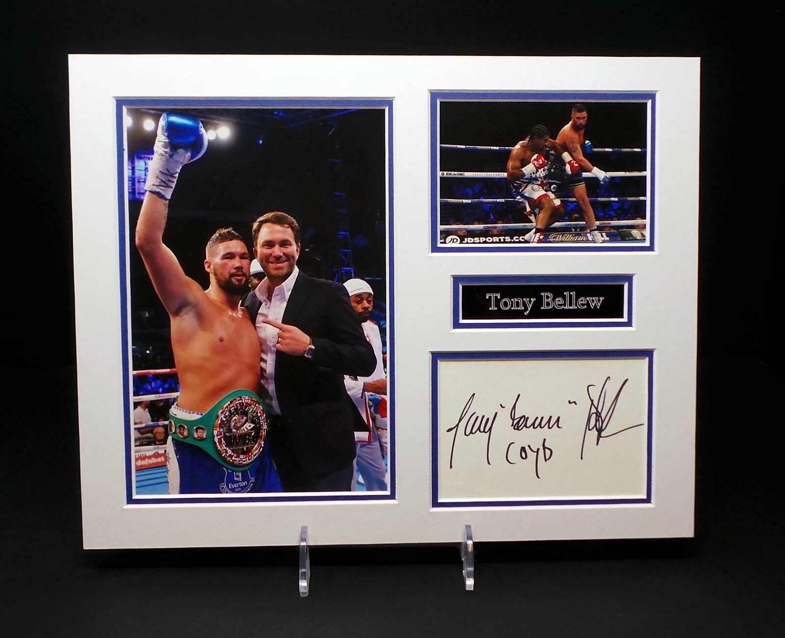 Tony Bomber BELLEW Signed Mounted Photo Poster painting Display AFTAL RD COA Champion Boxer