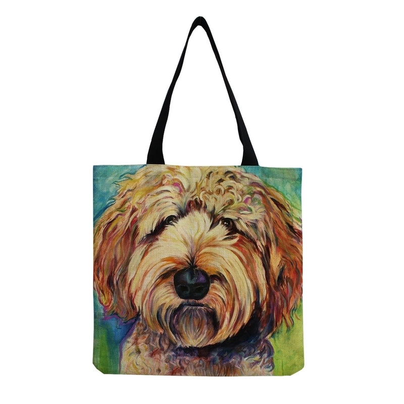 Women’s Cute Dog Shopping Bags