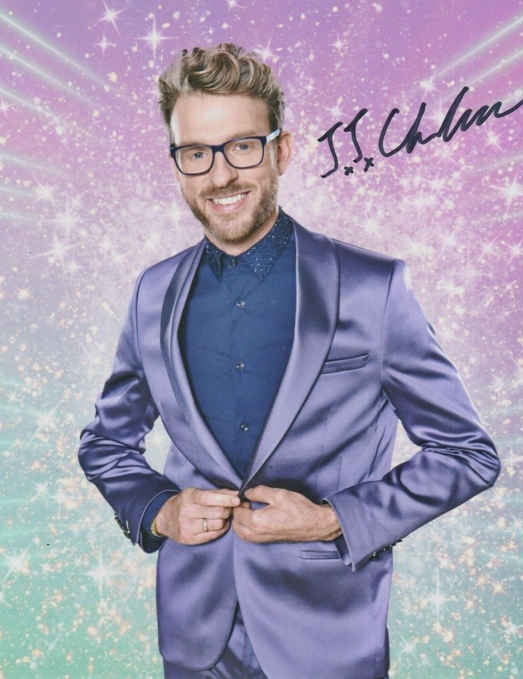 JJ Chalmers **HAND SIGNED** 10x8 Photo Poster painting ~ Strictly come dancing 2020