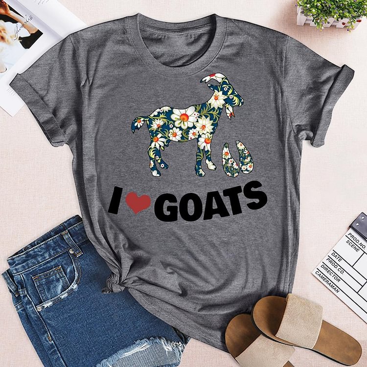 ANB - I Love Goats Retro Tee-03809