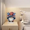 DIY Independence Day Gnome Diamond Painting Desktop Ornaments