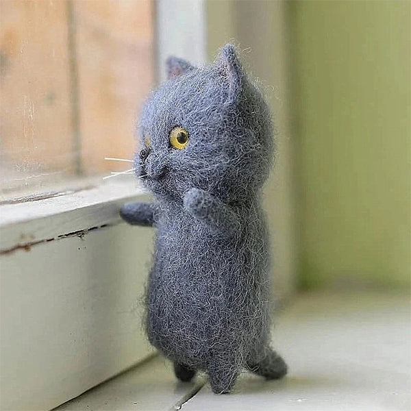 DIY Cat Wool Felt Kit for Cat Lovers