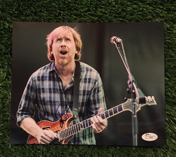 TREY ANASTASIO Signed ACTION 8x10 Photo Poster painting JSA STICKER J19202 PHISH