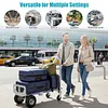 [US Local Warehouse] 3 in 1 Folding Hand Truck Dolly Cart with Wheels 550LBS Capacity Heavy Duty Collapsible Moving Dolly for Logistics Shopping Home Office
