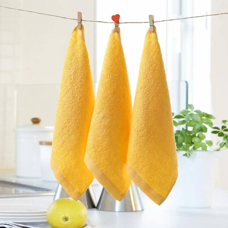 YWHUANSEN 5pcs/lot 25*25cm ULTRA SOFT Baby Bath Washcloths Rayon from Bamboo Towels Perfect Baby Gifts Baby Travel Bathing Kits