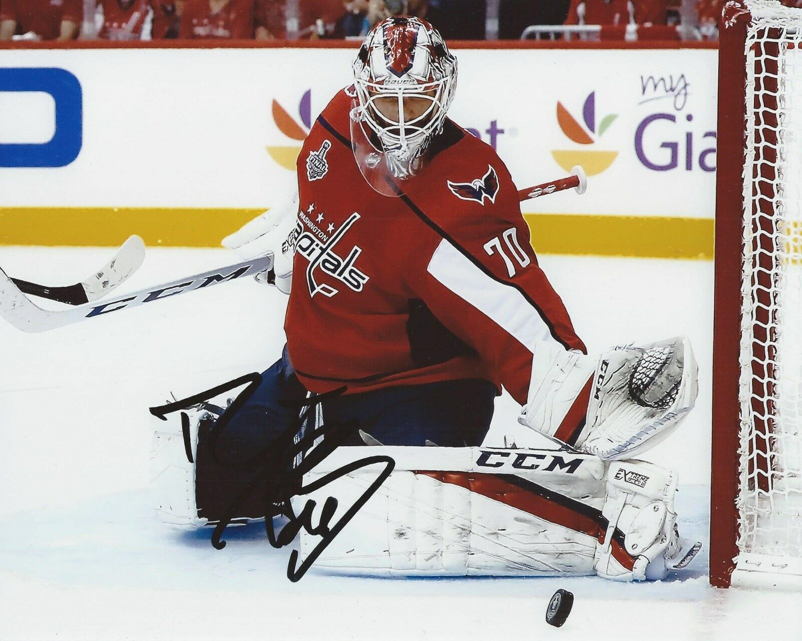 Braden Holtby Signed 8x10 Photo Poster painting Washington Capitals Autographed COA D