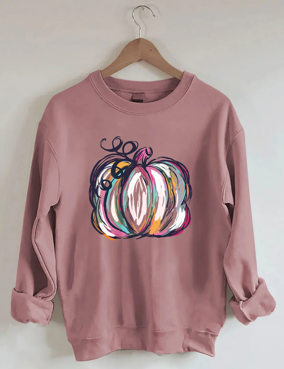 Watercolor Pumpkin Sweatshirt