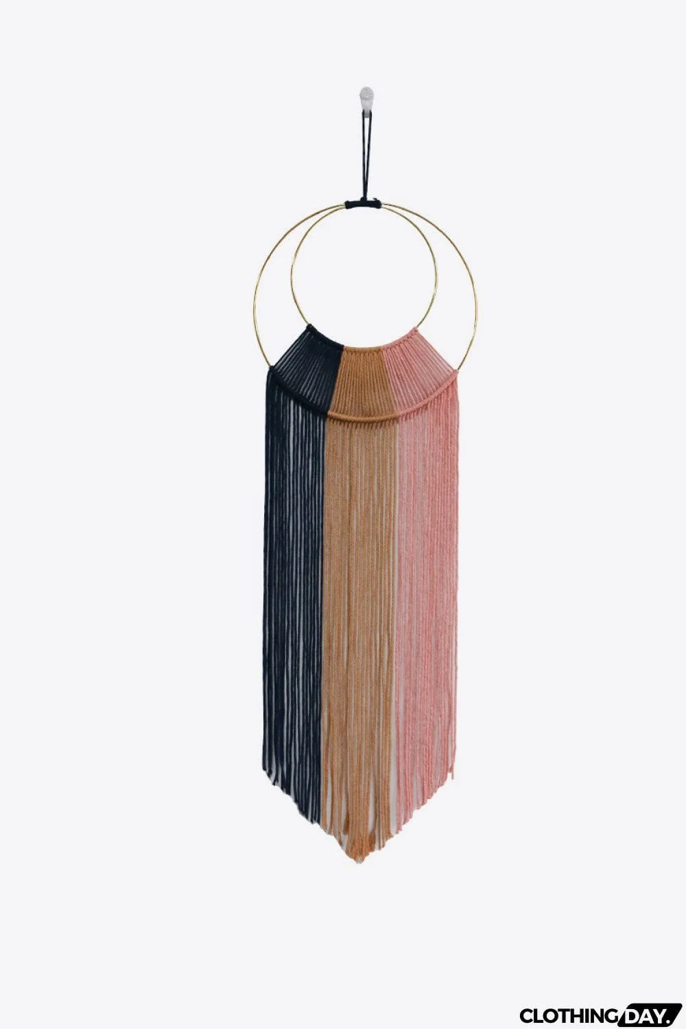 Hoop Fringe Macrame Wall Hanging