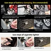 12V Car Tire Inflator 150PSI Dual Cylinder Tire Inflator Portable Air Compressor