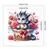 【Limited Stock Sale】Full Embroidery Cotton 11CT Print Rose Pterosaur in Basket Cross Stitch 45x45cm tapestrymarket