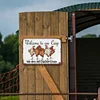 Farm Chicken Welcome To Our Coop We Are All Cluckin Crazy - Metal Tin Signs(8*12Inch/12*16Inch) - Animal