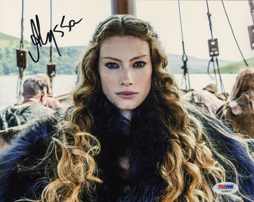 Alyssa Sutherland SIGNED 8x10 Photo Poster painting Princess Aslaug Vikings PSA/DNA AUTOGRAPHED