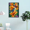 Diamond Painting -5D Full Round Drill Birdsong Fragrant Flowers(60x40cm)