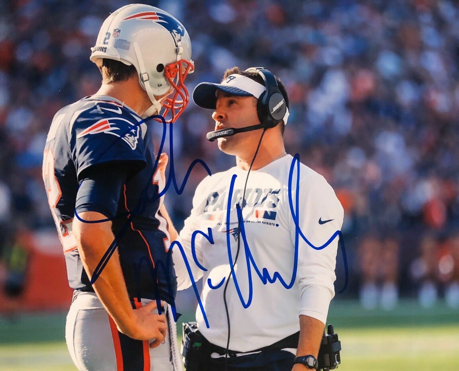 Josh McDaniels Autographed Signed 8x10 Photo Poster painting ( Patriots ) REPRINT