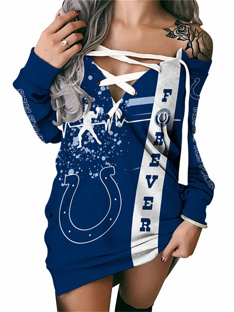 Indianapolis Colts
Limited Edition Lace-up Sweatshirt