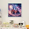 Castle-11CT Stamped Cross Stitch 50*50cm/19.69*19.69in