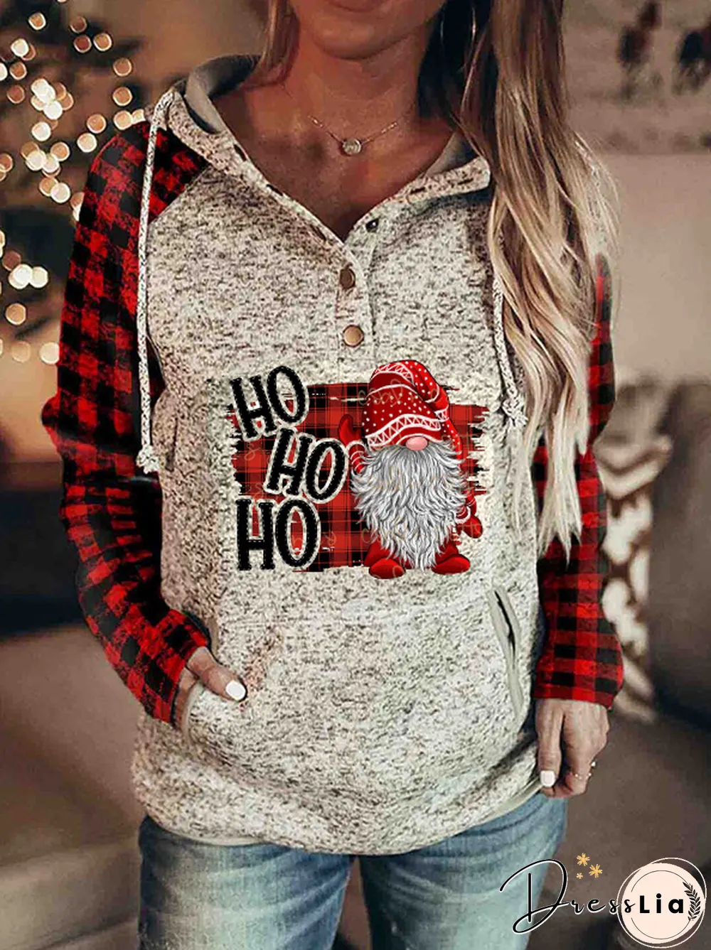 Christmas Casual Hooded Sweatshirt